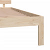 Sengeramme heltre furu 200x200 cm