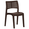 Hagestoler 2 stk mokka polypropylen