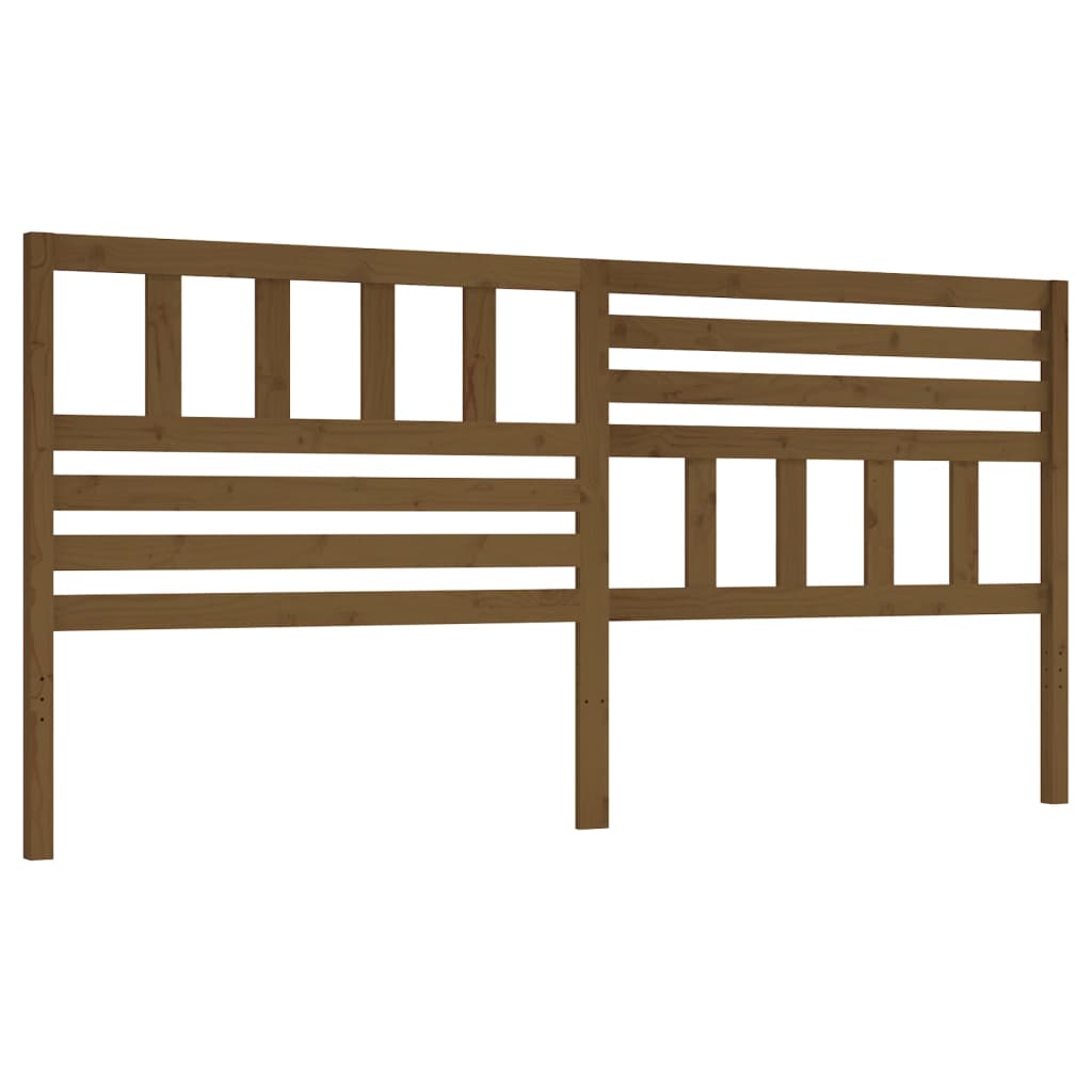 Sengegavl honningbrun 186x4x100 cm heltre furu