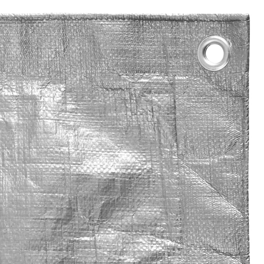 Presenning 180 g/m² 8x10 m grå HDPE