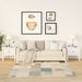 Sidebord 2 stk hvit 50x50x49 cm heltre furu