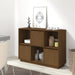 Skjenk honningbrun 110,5x35x80 cm heltre furu