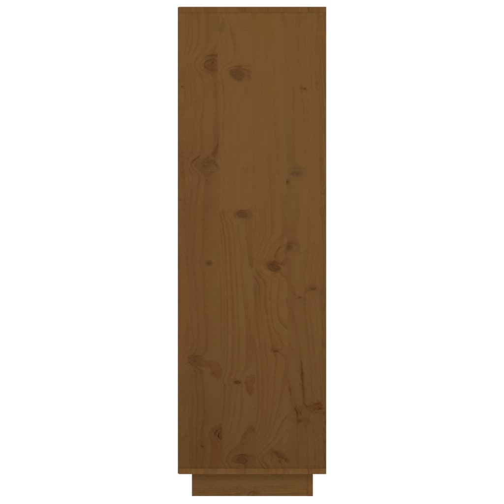 Highboard honningbrun 38x35x117 cm heltre furu