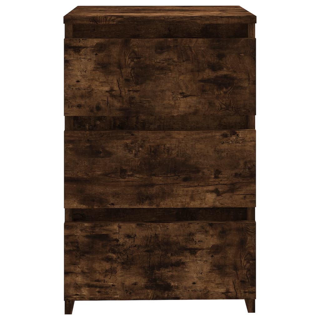 Nattbord røkt eik 40x35x62,5 cm konstruert tre