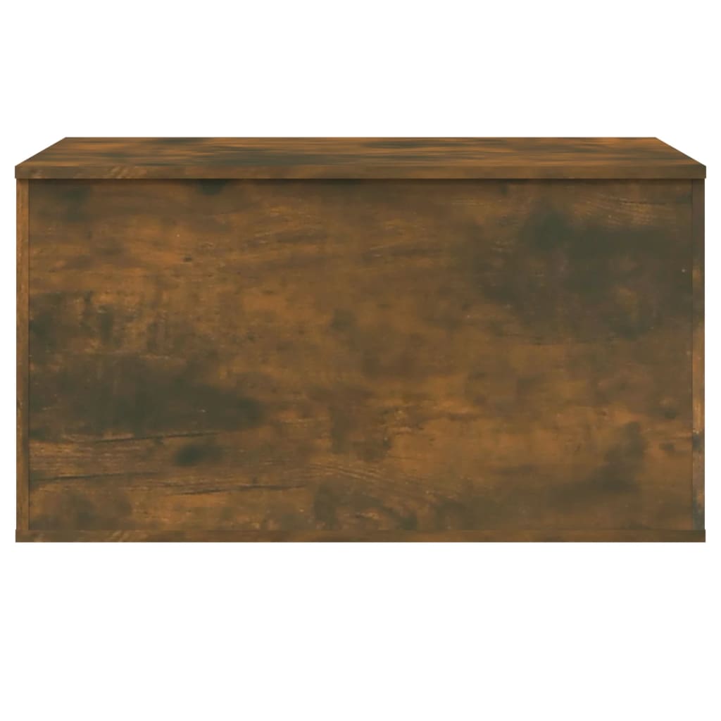 Oppbevaringskiste røkt eik 84x42x46 cm konstruert tre