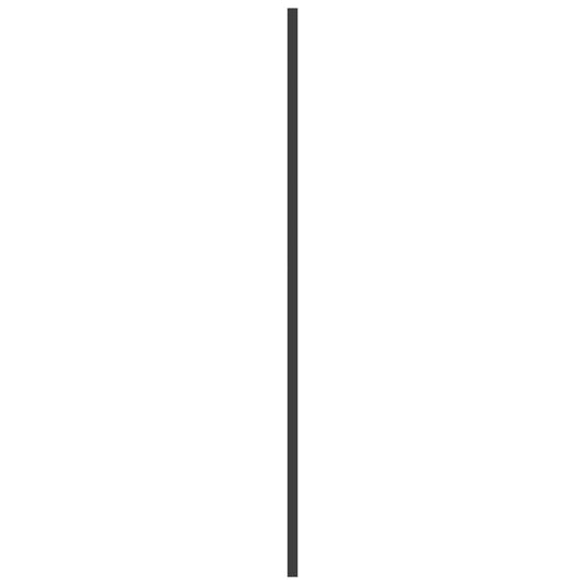 Leddet dusjdør med 3 paneler 130x130 cm ESG svart