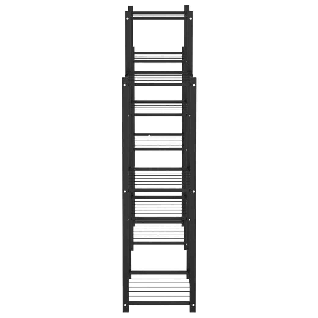 Blomsterstativ 83x25x100 cm svart jern