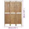 Romdeler 3 paneler bambus 120x180 cm