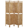 Romdeler 4 paneler bambus 160x180 cm