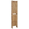 Romdeler 4 paneler bambus 160x180 cm