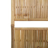 Romdeler 4 paneler bambus 160x180 cm