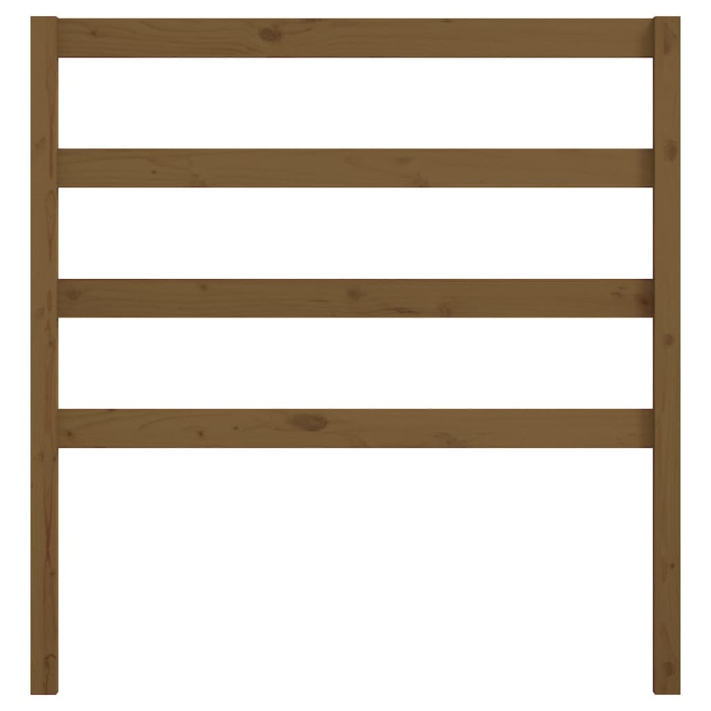 Sengegavl honningbrun 96x4x100 cm heltre furu