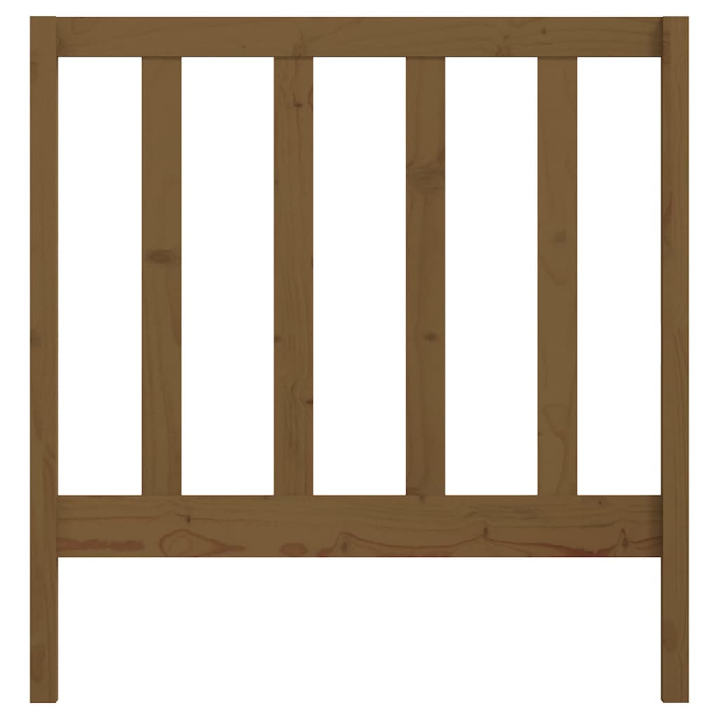 Sengegavl honningbrun 96x4x100 cm heltre furu