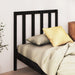 Sengegavl svart 96x4x100 cm heltre furu