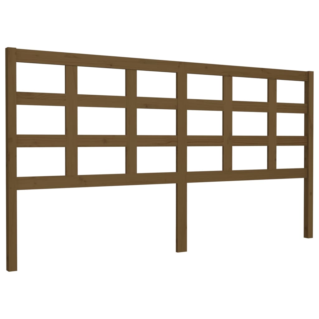 Sengegavl honningbrun 185,5x4x100 cm heltre furu