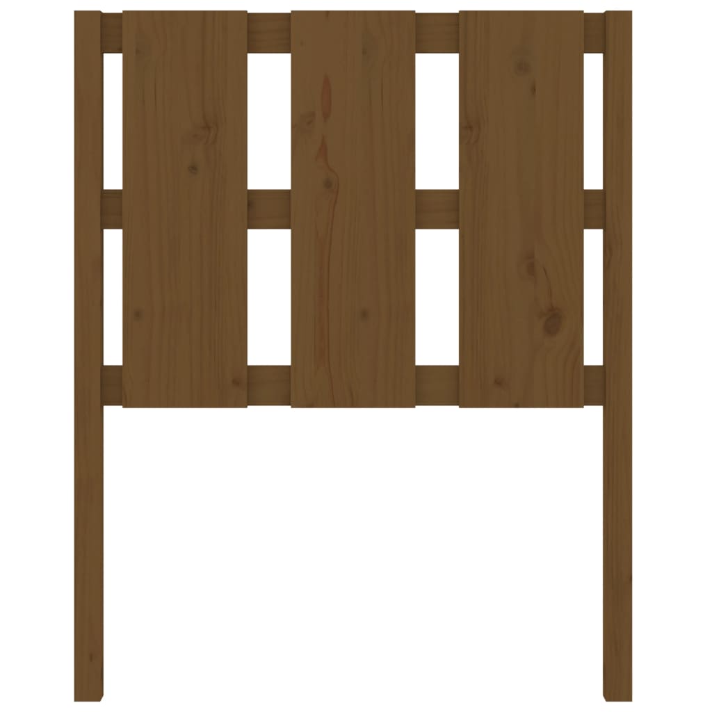 Sengegavl honningbrun 80,5x4x100 cm heltre furu