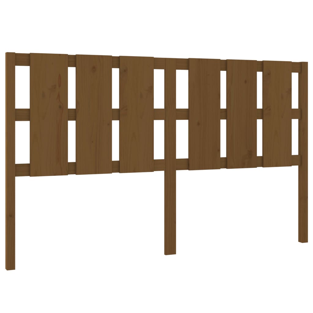 Sengegavl honningbrun 165,5x4x100 cm heltre furu