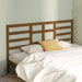 Sengegavl honningbrun 206x4x104 cm heltre furu