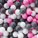 Fargerike lekeballer for babybasseng 500 stk