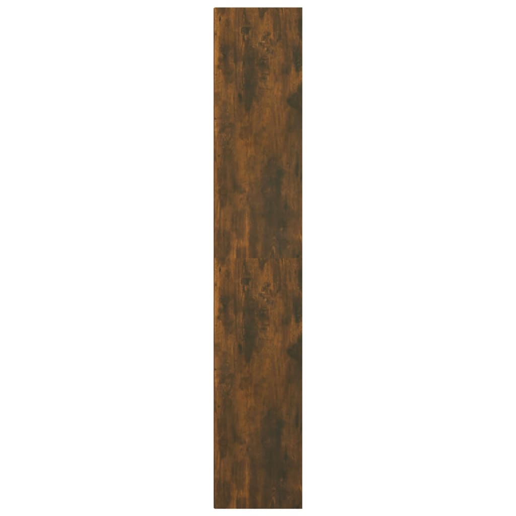 Bokhylle røkt eik 36x30x171 cm konstruert tre