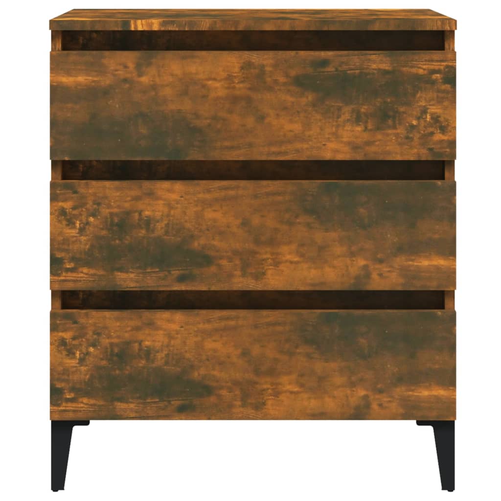 Skjenk røkt eik 60x35x69 cm konstruert tre