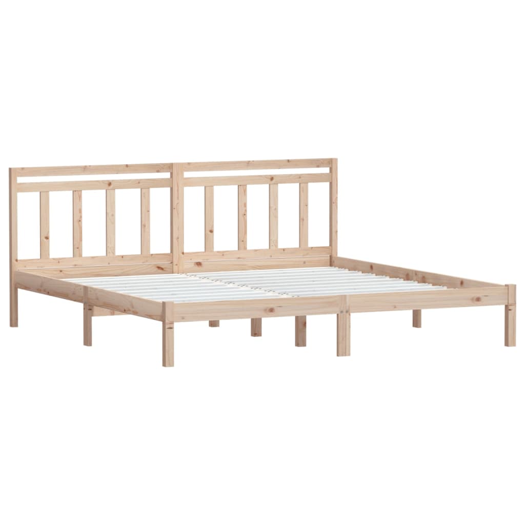 Sengeramme heltre furu 200x200 cm