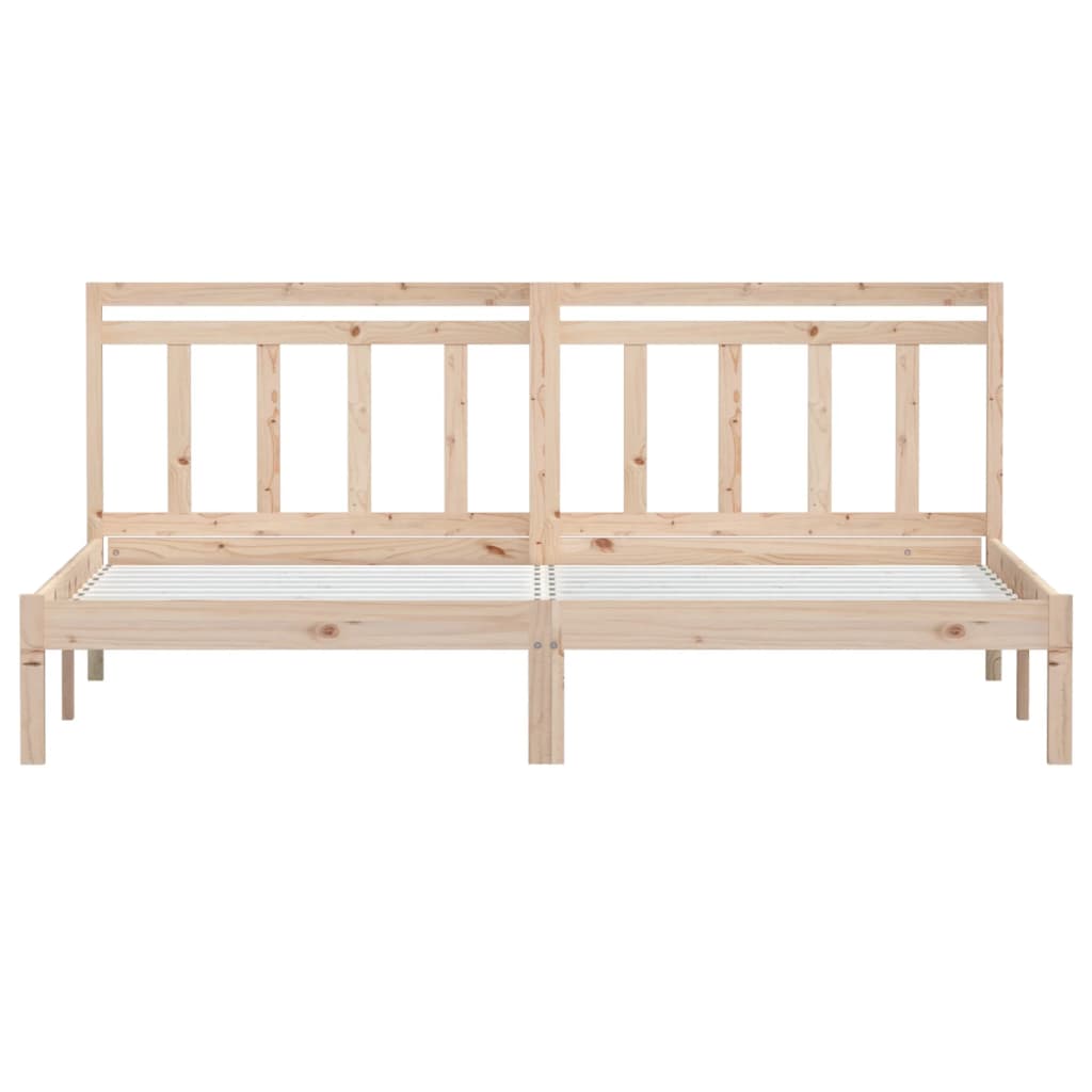 Sengeramme heltre furu 200x200 cm