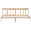 Sengeramme heltre furu 200x200 cm