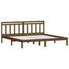 Sengeramme honningbrun heltre furu 200x200 cm