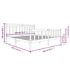 Sengeramme heltre 200x200 cm