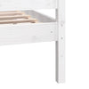 Sengeramme hvit heltre 200x200 cm