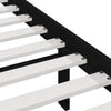 Sengeramme svart heltre furu 140x190 cm