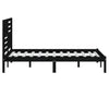 Seniorseng svart 150x200 cm heltre furu
