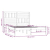 Seniorseng svart 150x200 cm heltre furu