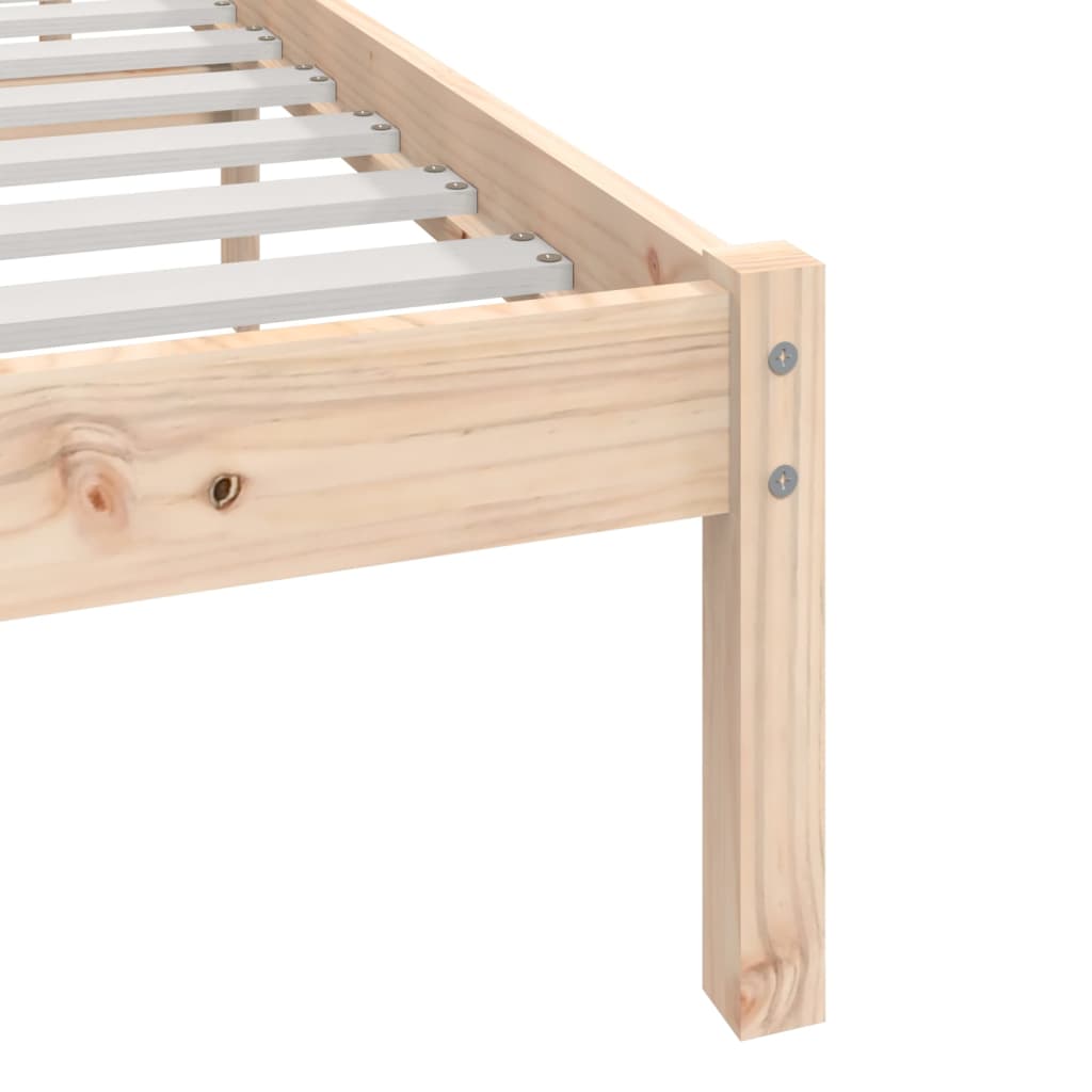 Sengeramme heltre furu 200x200 cm