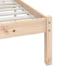 Sengeramme heltre furu 200x200 cm