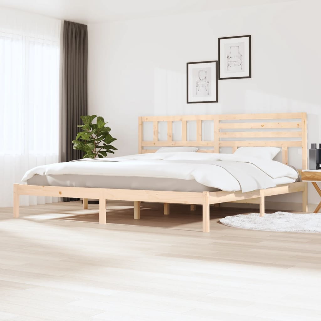 Sengeramme heltre furu 200x200 cm