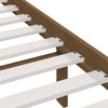 Sengeramme honningbrun heltre furu 200x200 cm