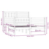 Sengeramme heltre 120x200 cm