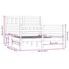 Sengeramme heltre 160x200 cm