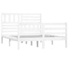 Sengeramme hvit heltre 160x200 cm