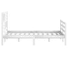 Sengeramme hvit heltre 160x200 cm