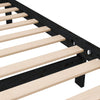 Sengeramme svart heltre 100x200 cm