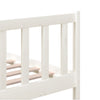 Sengeramme hvit heltre 140x200 cm