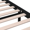 Sengeramme svart heltre 200x200 cm