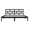 Sengeramme svart heltre furu 140x190 cm