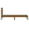 Sengeramme honningbrun heltre furu 100x200 cm