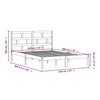 Sengeramme heltre furu 140x200 cm