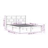 Sengeramme svart 150x200 cm King Size heltre