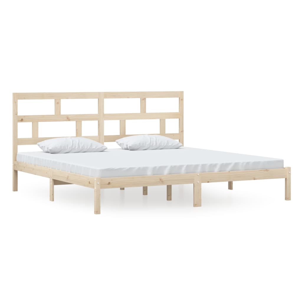 Sengeramme heltre furu 200x200 cm